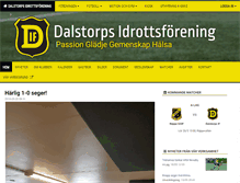 Tablet Screenshot of dalstorpsif.com